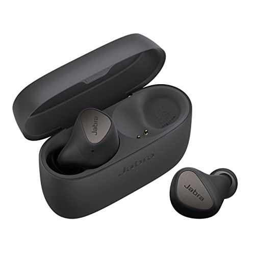 Jabra Elite 4 Wireless Earbuds,Active Noise Cancelling,Comfortable Bluetooth Earphones with Spotify Tap Playback,Google Fast Pair,Microsoft Swift Pair&Dual Pairing-Dark Grey,in-Ear | Best Noise Earbuds in India