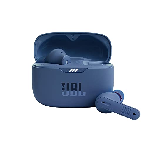 JBL Tune 230NC TWS, Active Noise Cancellation Earbuds with Mic, Massive 40 Hrs Playtime with Speed Charge, Adjustable EQ APP, 4Mics for Perfect Calls, Google Fast Pair, Bluetooth 5.2 (Blue) | Best JBL Earbuds in India