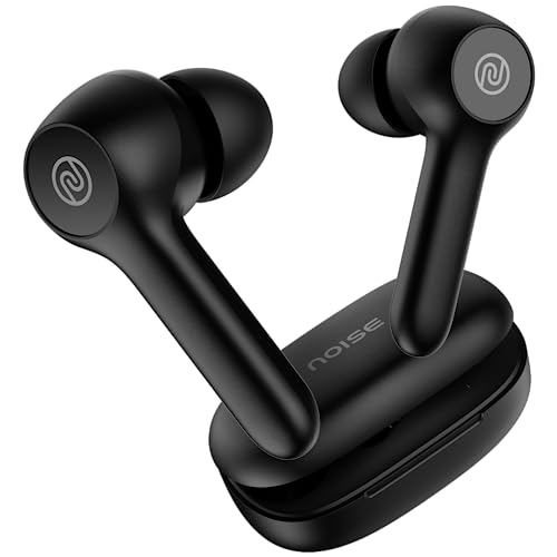 Noise Buds VS201 V3 in-Ear Truly Wireless Earbuds with 60H of Playtime, Dual Equalizer, Full Touch Control, Mic, BTv5.1 (Matte Black) | Best Noise Earbuds in India