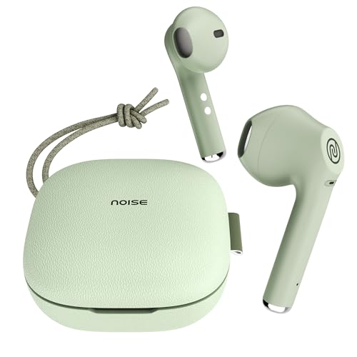 Noise Newly Launched Buds Explore Truly Wireless Earbuds with 50H of Playtime, Quad Mic with ENC, Instacharge(10 min=120 min), 12mm Driver, Low Latency(up to 50ms), BT v5.3 (Fern Green) | Best Noise Earbuds in India