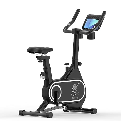 Lifelong Fit Pro Spin Fitness Bike with 6Kg Flywheel, Adjustable Resistance & Heart Rate Sensor for Fitness at Home Workouts (Max Weight Capacity: 100 kg) – Free Home Installation (LLSBB50, Black) | Best Bicycle in India