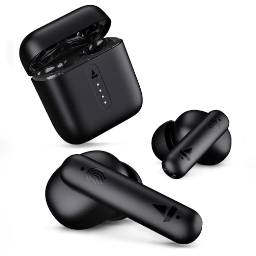 boAt Airdopes 141 Bluetooth TWS Earbuds with 42H Playtime,Low Latency Mode for Gaming, ENx Tech, IWP, IPX4 Water Resistance, Smooth Touch Controls(Bold Black) | Best Boat Earbuds in India